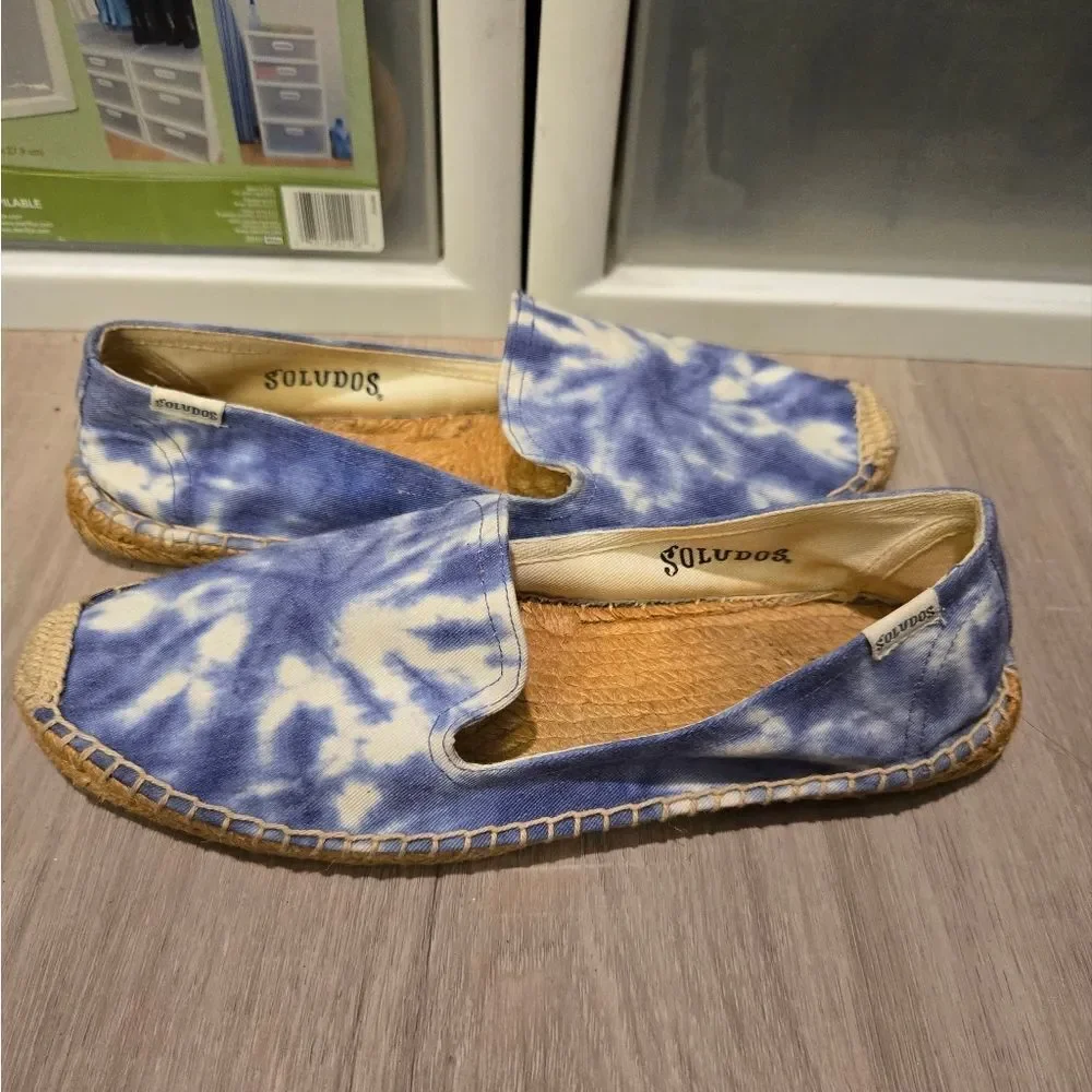 Soludos Tie Dye Flats Espadrilles Sz 9